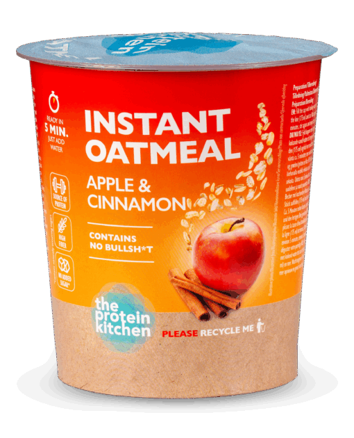 The Protein Kitchen Instant Oatmeal - Apple & Cinnamon (60 g)