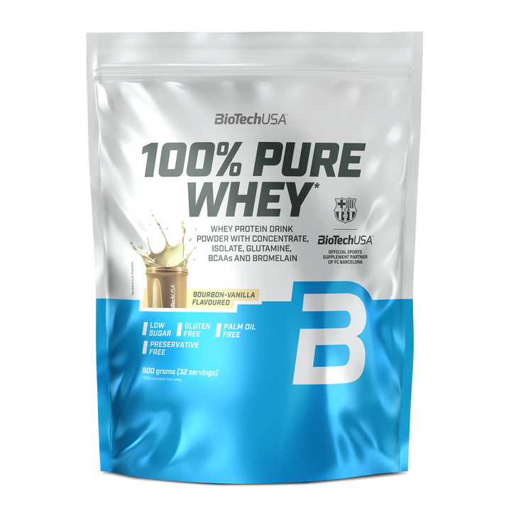 BioTechUSA 100% Pure Whey - Bourbon Vanilla (900g)