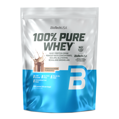 BioTechUSA 100% Pure Whey - Cookies & Cream (900g)