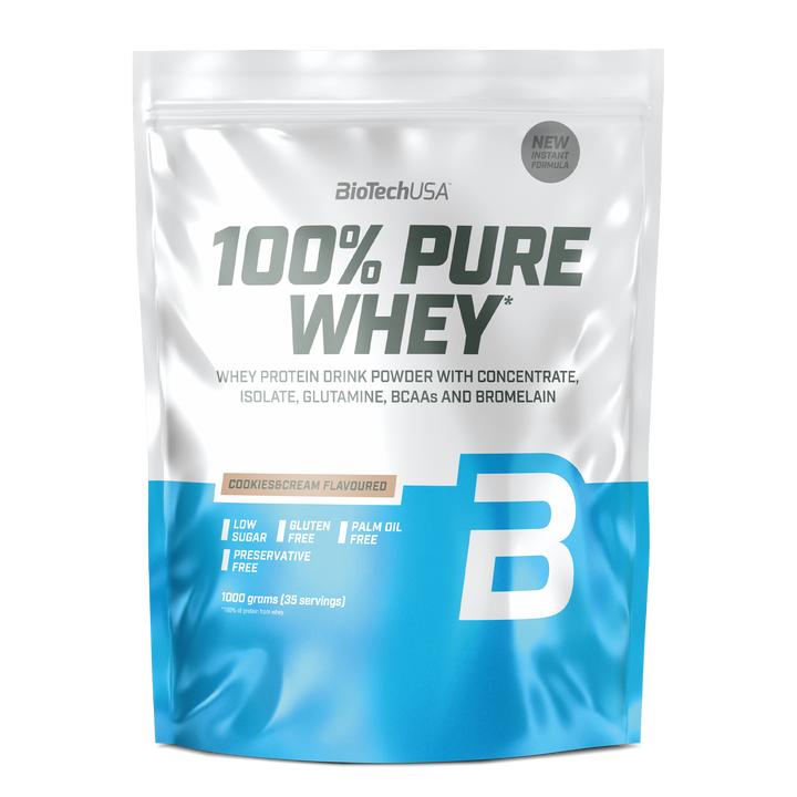 BioTechUSA Pure Whey (1 kg) - Cookies & Cream