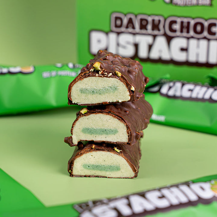 Wispy Proteiinipatukka - Dark Choco Pistachio (10 x 55 g)