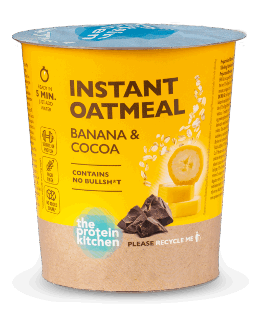 The Protein Kitchen Instant Oatmeal - Banana & Cocoa (60 g)