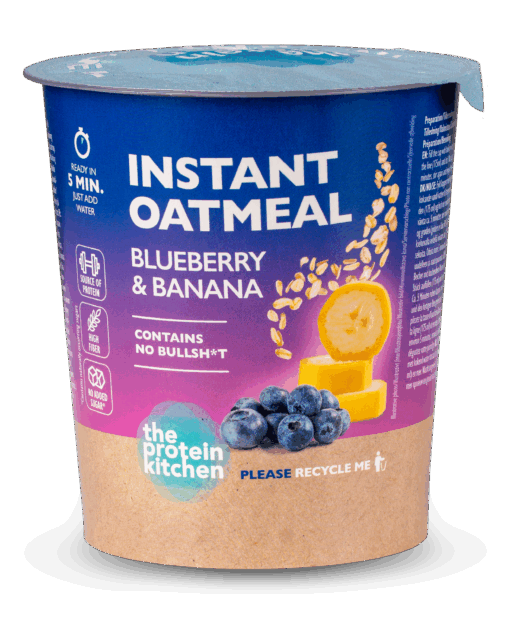 The Protein Kitchen Instant Oatmeal - Blueberry & Banana (60 g)