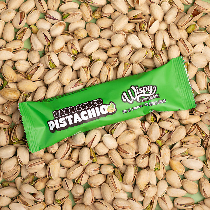 Wispy Proteiinipatukka - Dark Choco Pistachio (10 x 55 g)