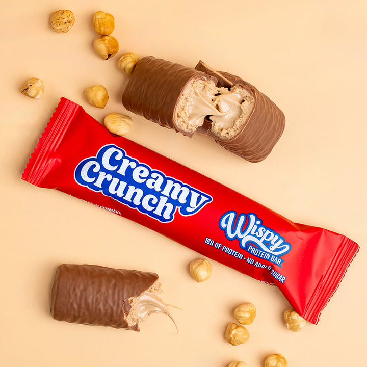 Wispy Proteiinipatukka - Creamy Crunch (10 x 55 g)