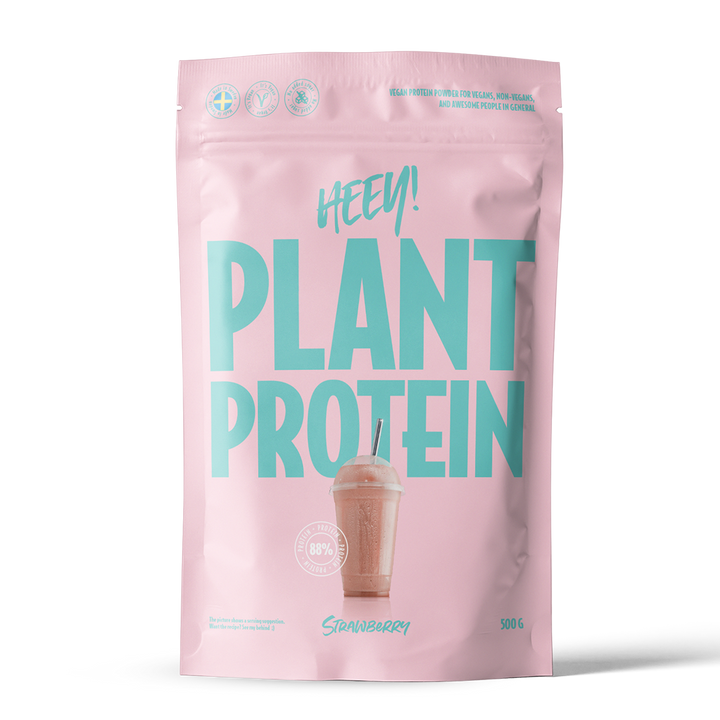 Heey! Vegan Protein - Strawberry (500 g)