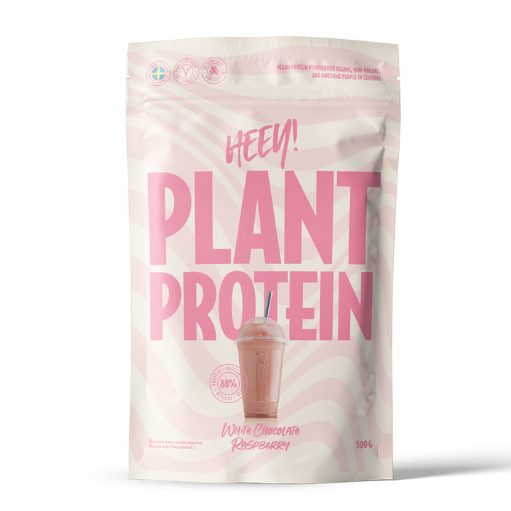 Heey! Vegan Protein - White Chocolate Raspberry (500 g)