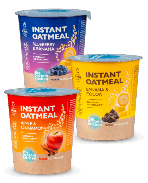 The Protein Kitchen Instant Oatmeal - Mix & Match (8 x 60 g)