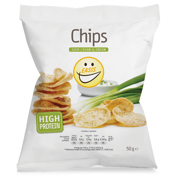 EASIS Chips - Sour Cream & Onion (50 g)