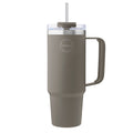 AYA&IDA Thermo Cup with Straw - Driftwood (885 ml)