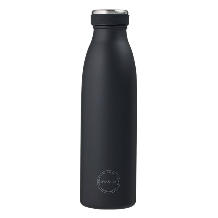 AYA&IDA Drikkeflaske - Matte Black (500 ml)