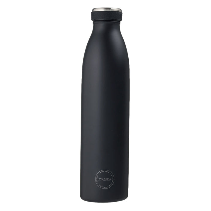 AYA&IDA Drikkeflaske - Matte Black (750 ml)