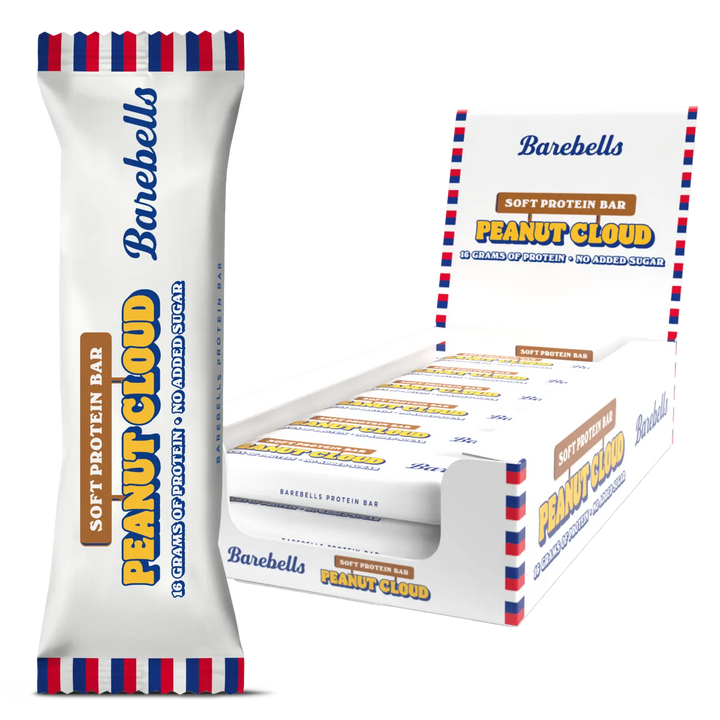 Barebells Soft-proteiinipatukka - Peanut Cloud (12 x 55 g)