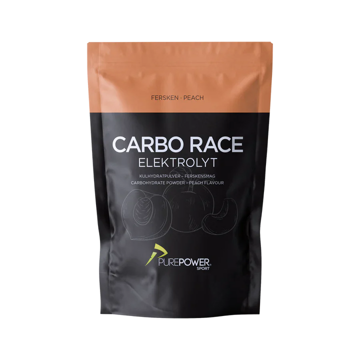 PurePower Carbo Race Elektrolyytti - Peach (1 kg)