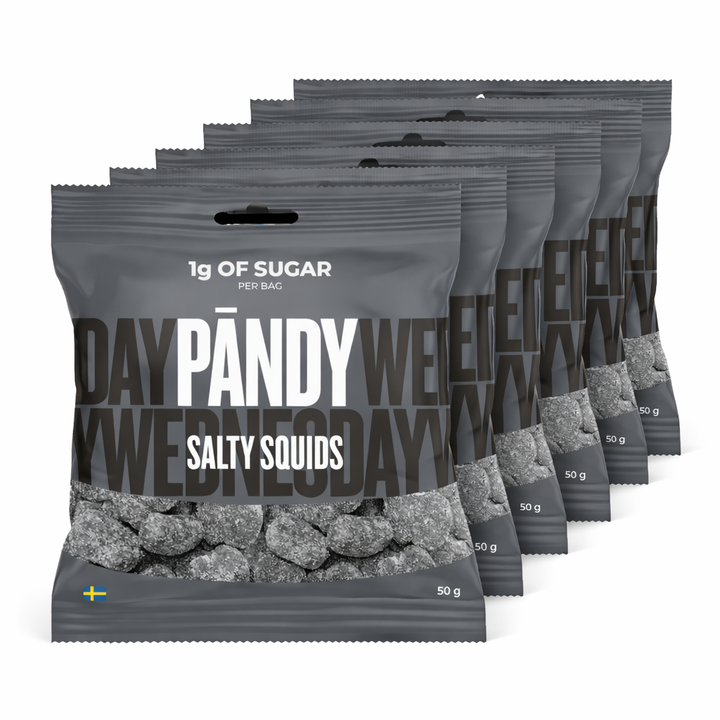 PANDY CANDY - Salty Squids (6 x 50 g)