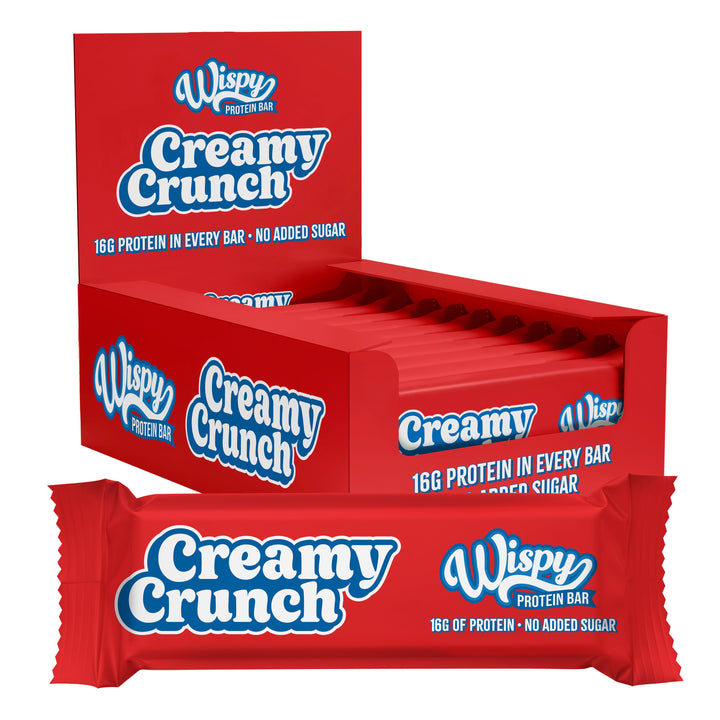 Wispy Proteiinipatukka - Creamy Crunch (10 x 55 g)