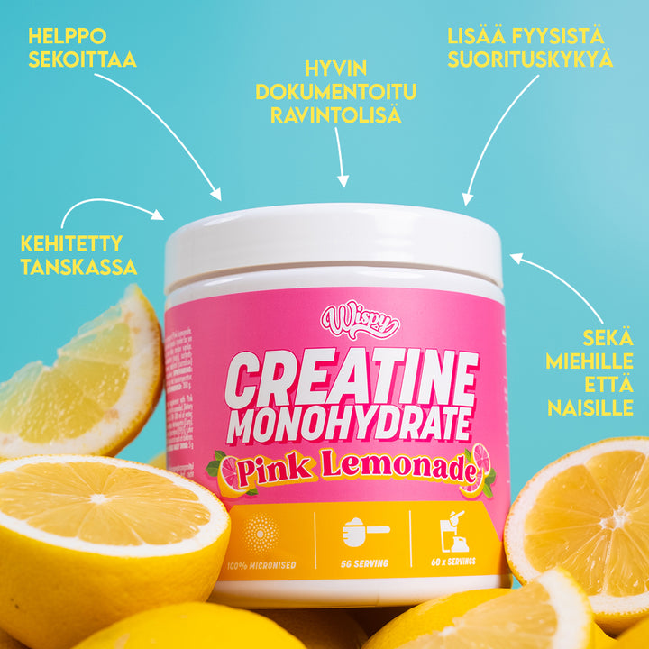 Wispy Creatine Monohydrate - Pink Lemonade (300 g)