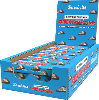 Barebells Soft-proteiinipatukka - Chocolate Cake (12 x 55 g)