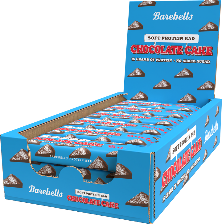 Barebells Soft-proteiinipatukka Chocolate Cake laatikko 12 x 55 g