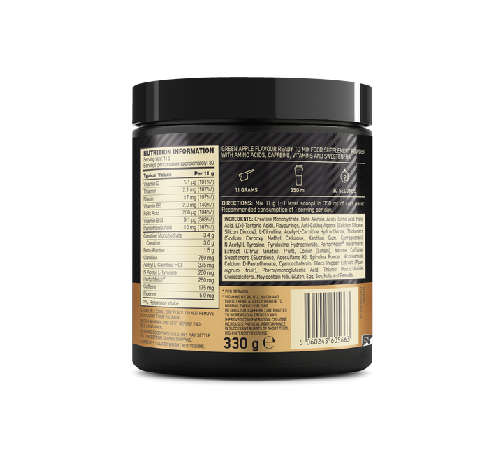 Optimum Nutrition Gold Standard Pre Workout - Green Apple (330g)