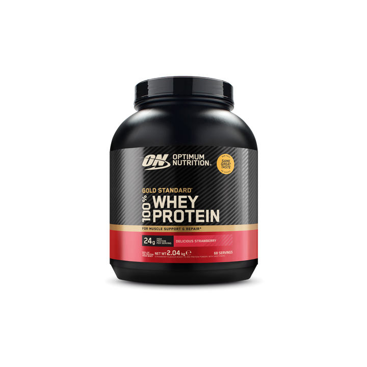 Optimum Nutrition Gold Standard 100% Whey - Delicious Strawberry 2 kg dåse