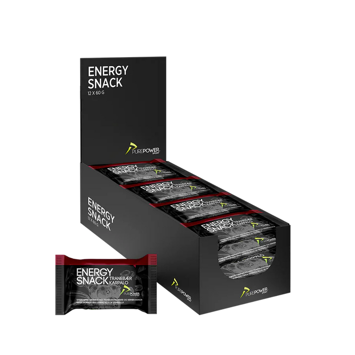 PurePower Energy Snack - Karpalo (12 x 60 g)