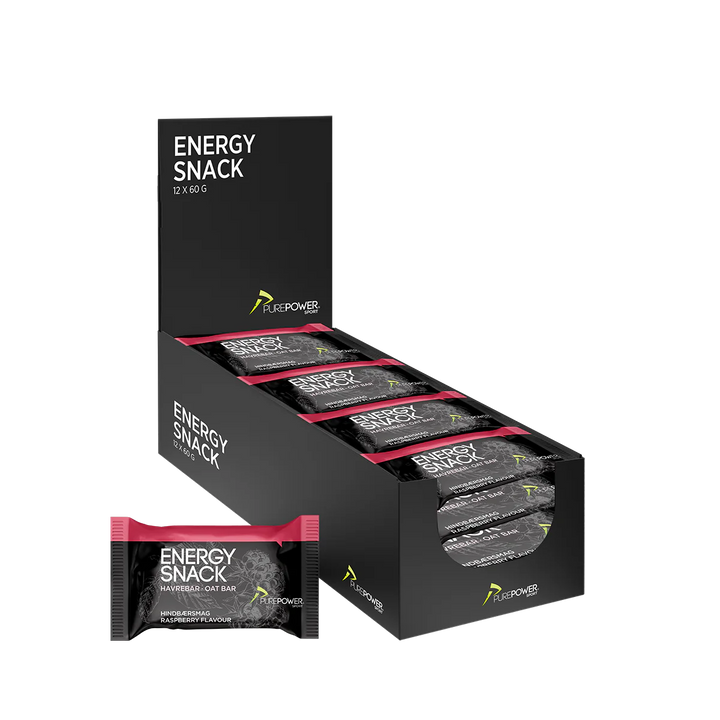 PurePower Energy Snack - Raspberry (12 x 60 g)
