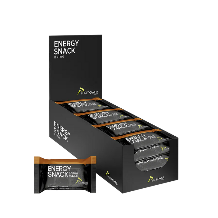 PurePower Energy Snack - Kakao Fudge (12 x 60 g)