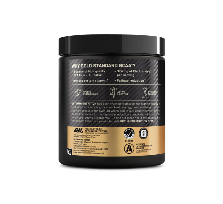 Optimum Nutrition Gold Standard BCAA - Peach & Passionfruit (266g)