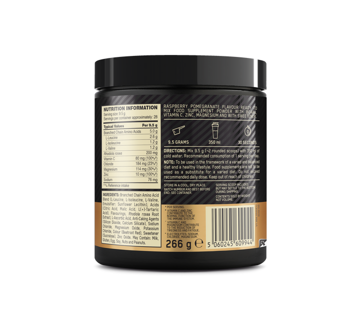 Optimum Nutrition Gold Standard BCAA - Raspberry & Pomegranade (266g)