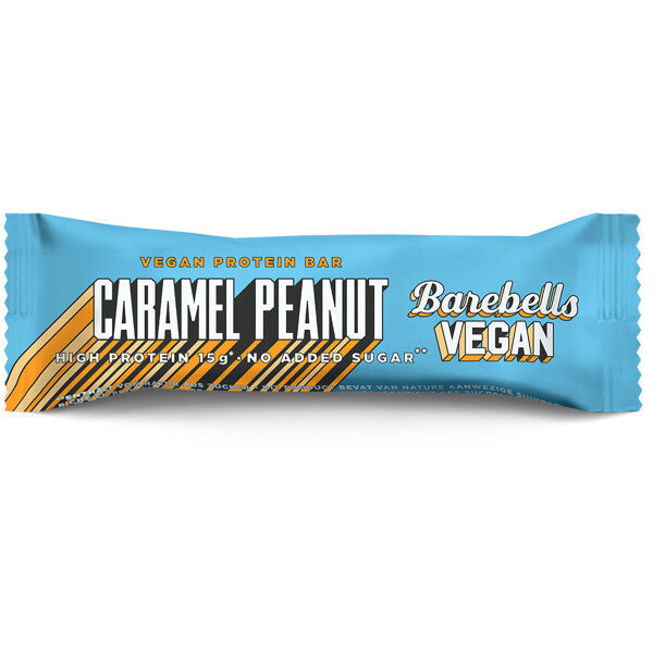 Barebells Vegan Proteiinipatukka - Caramel Peanut (55 g)