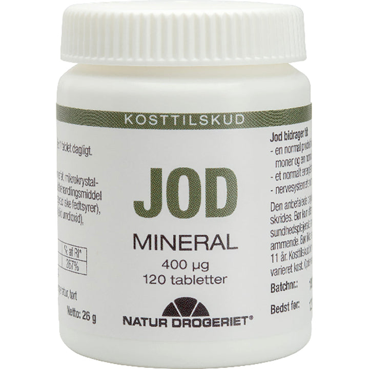 Natur Drogeriet Jod 400 µg (120 kpl)