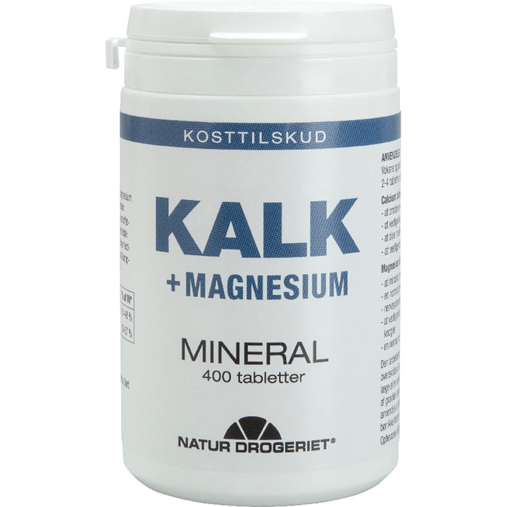 Natur Drogeriet Kalsium + magnesium (400 kpl)