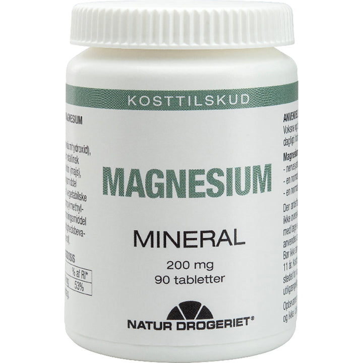 Natur Drogeriet Magnesium 200 mg (90 kpl.)