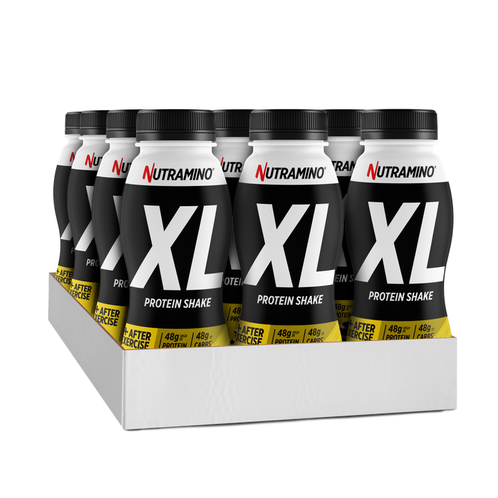 Nutramino XL Protein Shake - Chocolate & Banana (12 x 475 ml)