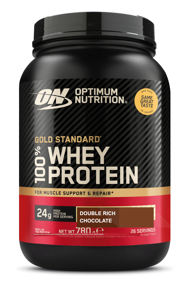 Optimum Nutrition Gold Standard 100% Whey - Double Rich Chocolate 780 g dåse