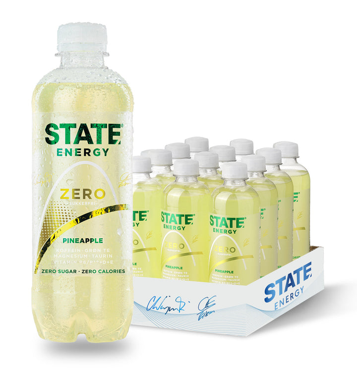 STATE Energy - Pineapple Zero (12 x 400 ml)