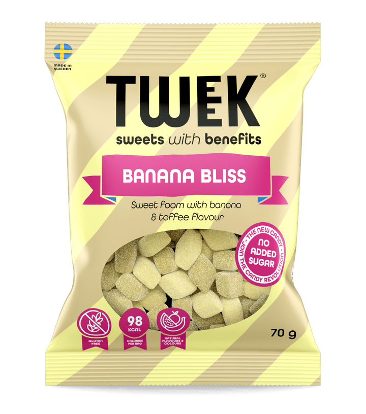 TWEEK Candy - Banana Bliss (4 x 70 g)