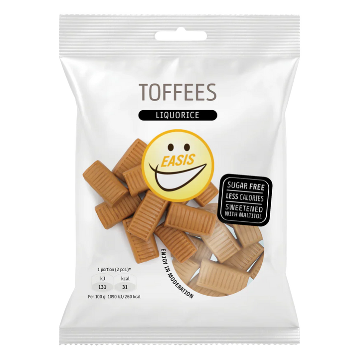 EASIS Makeiset - Liquorice Toffees (60 g)