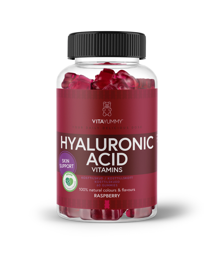 VitaYummy Hyaluronic Acid - Raspberry (60 kpl)