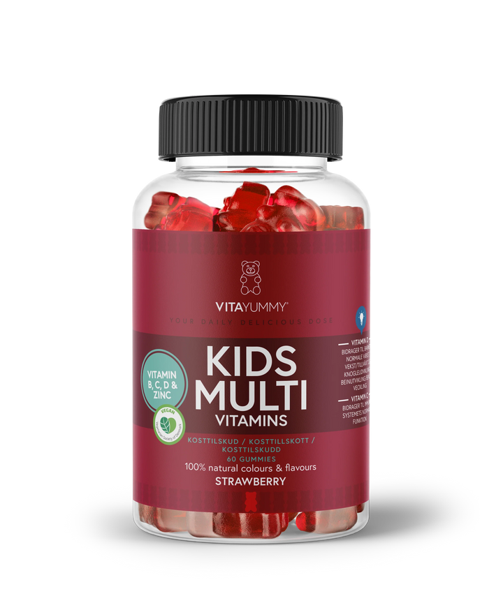 VitaYummy Kids Monivitamiini - Strawberry (60 kpl)