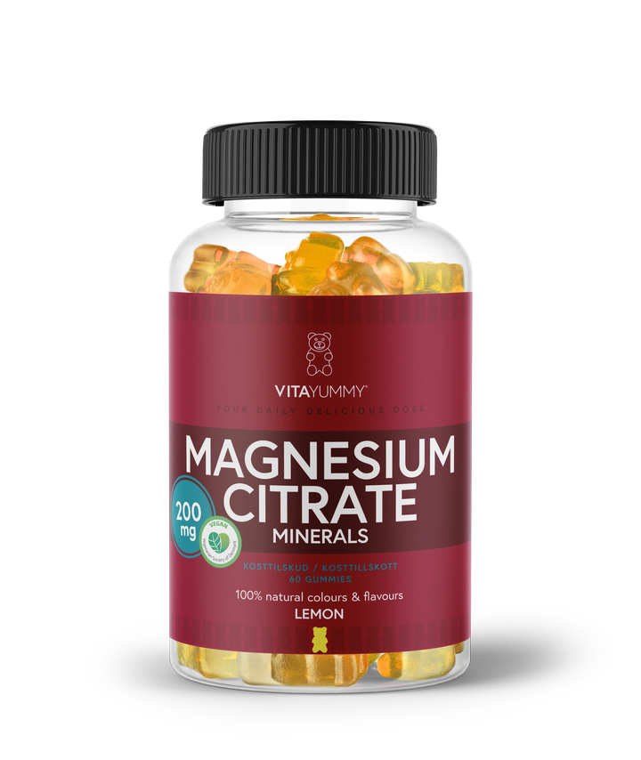 VitaYummy Magnesiumsitraatti - Lemon (60 kpl)