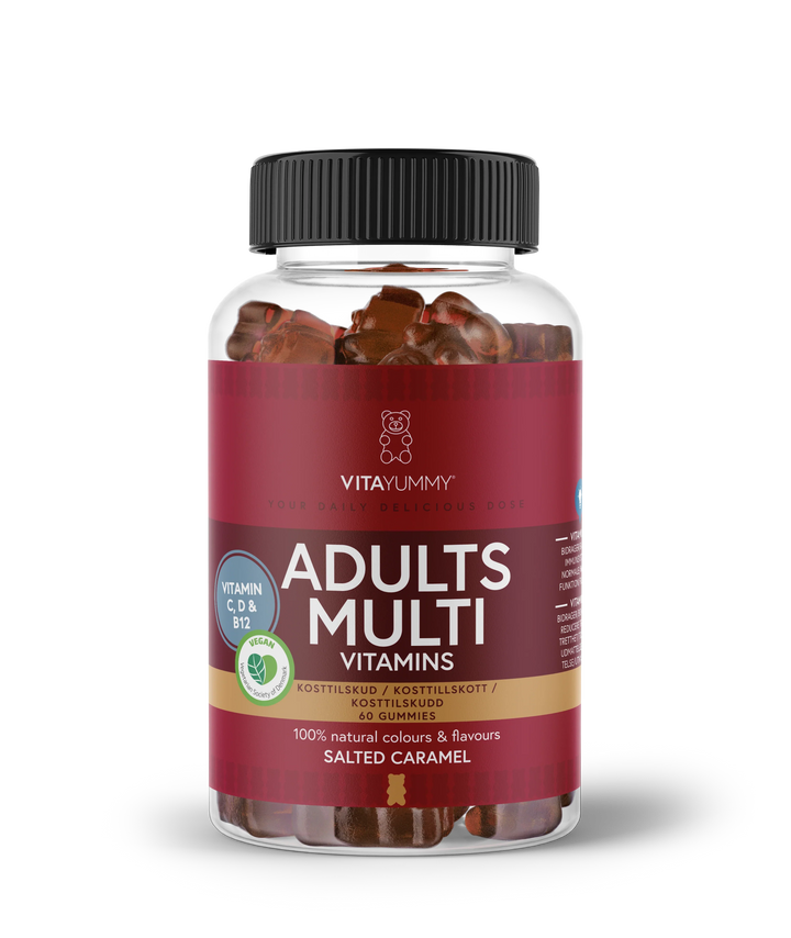 VitaYummy Adults Monivitamiini - Salted Caramel (60 kpl)