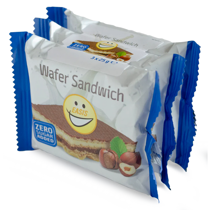 EASIS Wafer Sandwich - Hazelnut (3 x 25 g)