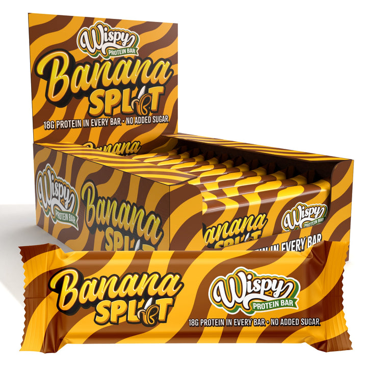 Wispy Proteiinipatukka - Banana Split (10 x 55 g)