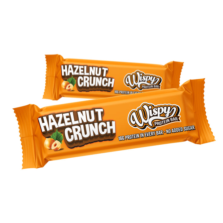 Wispy Proteiinipatukka - Hazelnut Crunch (55 g) - Parasta ennen 22.07.2026