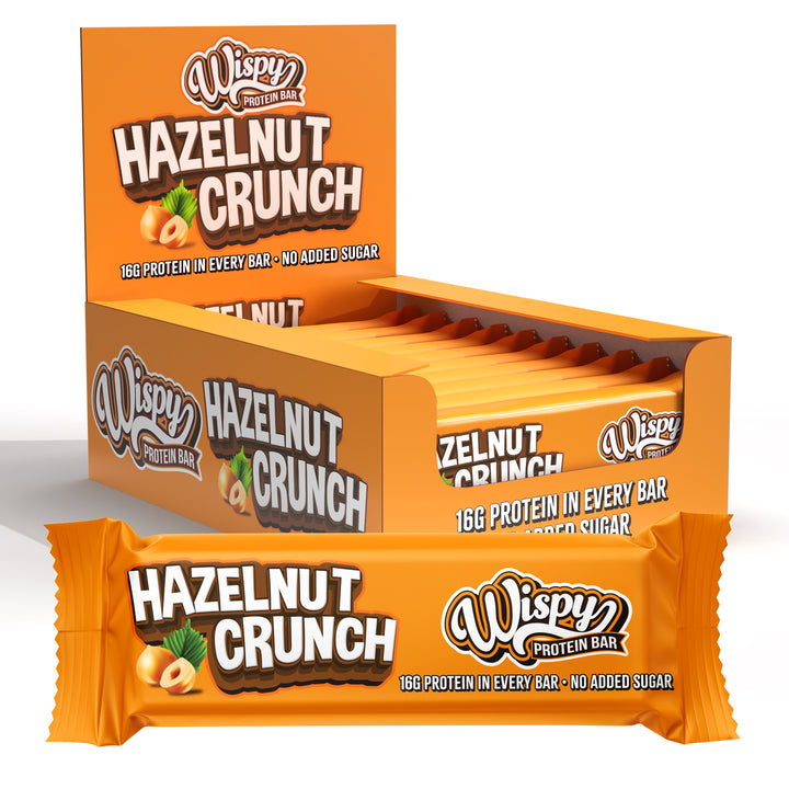 Wispy Proteiinipatukka - Hazelnut Crunch (10 x 55 g)