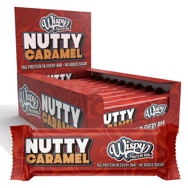 Wispy Proteiinipatukka - Nutty Caramel (10 x 55 g)