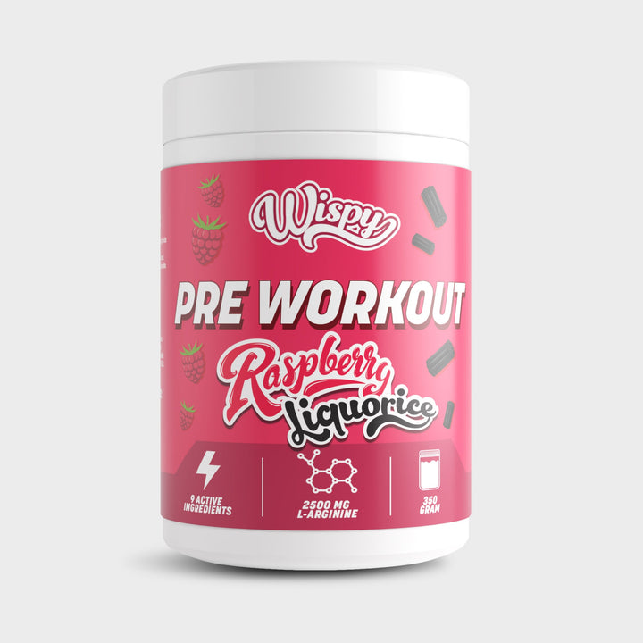 Wispy Pre Workout - Raspberry Liquorice (350 g)
