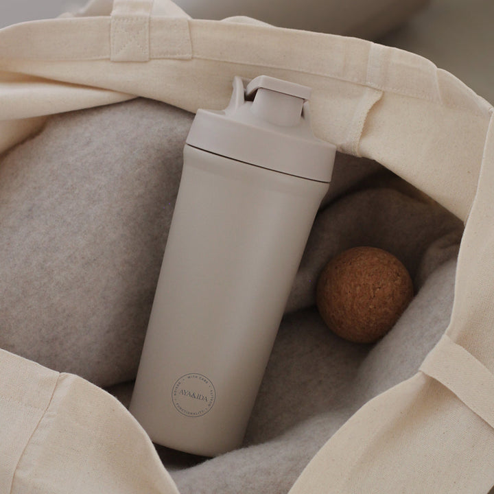 AYA&IDA Shaker Bottle - Cream Beige (750 ml)